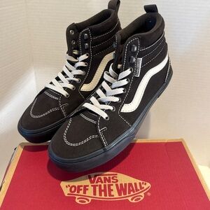 Vans Filmore Hi Vansguard Men’s Shoes Size 8.5 Pop Stitch Coffee/Black NEW SKATE